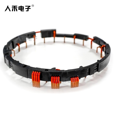 注塑銅排漆包線注塑母排 新能源電機(jī)連接件